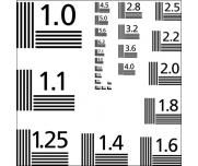 ISO分辨率測(cè)試圖卡(1 -18 LP/mm)